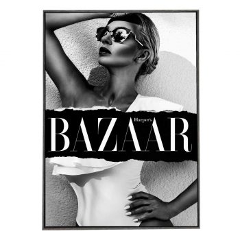 Bazaar Cover Front Blk W