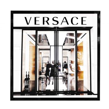 Shopfront Versace Front Blk W
